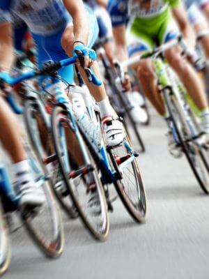 Cyclists Race